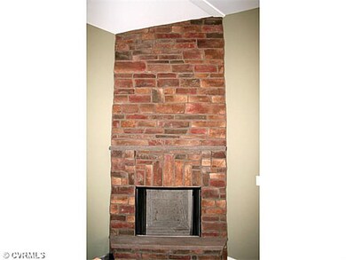 Living Room - The stone detail on the fireplace is