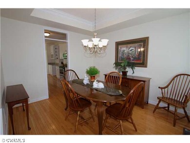 Dining Room - Dining room with tray ceiling, crown