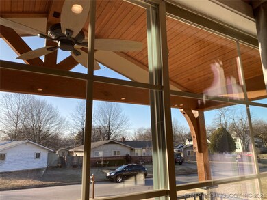 Custom designed Covered Porch w/ Ceiling Fan