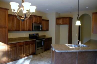 Kitchen from dining area