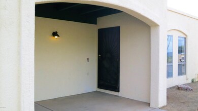 Front patio and entry