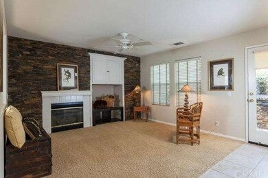 The designer stacked stone wall in the family room