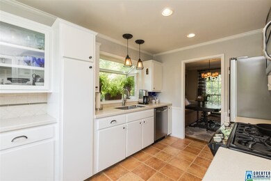 To the left as you enter the home is the cool kitc