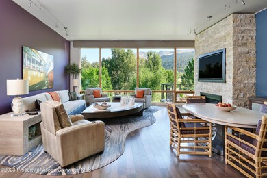 Living room with custom furnishings