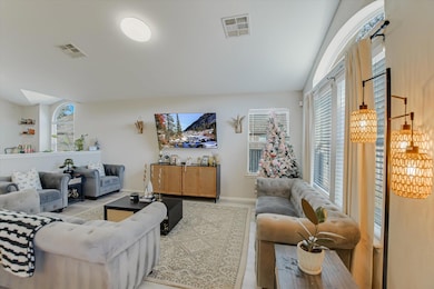 Living room featuring wood finished floors
