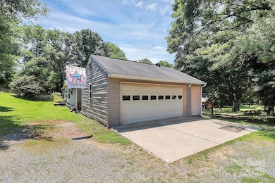 2 car garage with attic storage