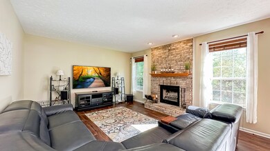 View of the Family Room as you enter from the Front Entry.