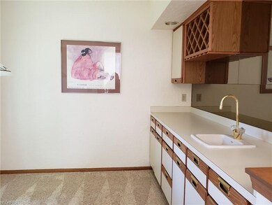 Wet bar area off family room
