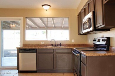 Kitchen Looking into Backyard