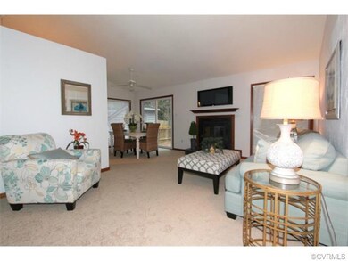 Great Room - New Carpet accents the Great Room wit