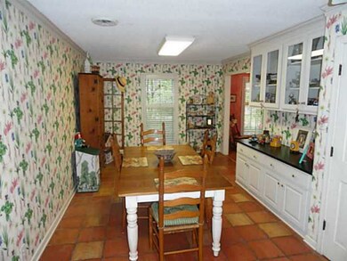 Breakfast room with built-in cabinetry