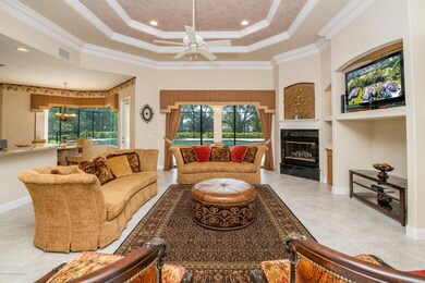 Great Room with Tray Ceilings