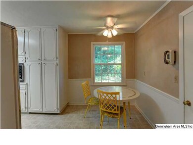 Breakfast area off kitchen