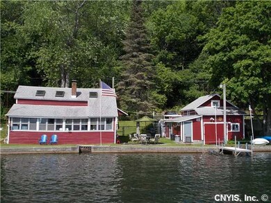 Exterior Front 79  of lake frontage- The newer doc