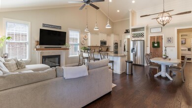 Living, Kitchen, and Dining Area