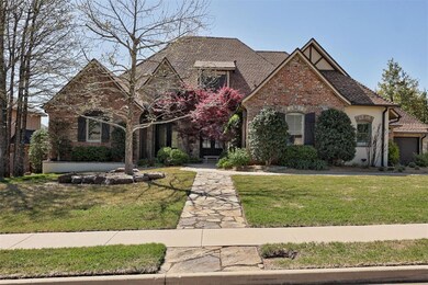 View of front of home with a front yard