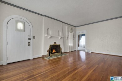Hardwood floors throughout formal living room and 