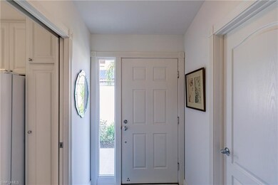 Entryway is clean and bright