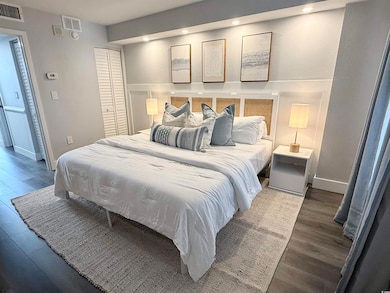 Bedroom featuring hardwood / wood-style floors