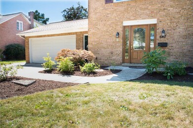 Front Door and Garage