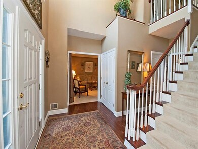 Entry provides open flow and elegant welcome.