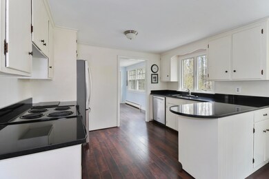 Kitchen with granite counters