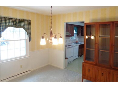 Going into the kitchen from the dining room.
