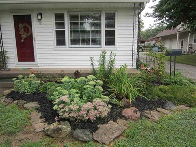 Landscaping includes: azaleas, rhododendrons, host