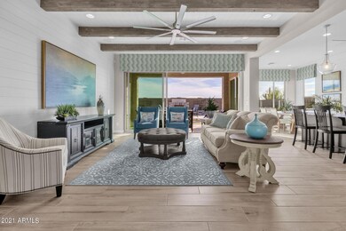Open Great Room Tall Ceilings