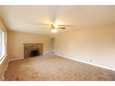 Living Room W/Brick Woodburning Real Fireplace!