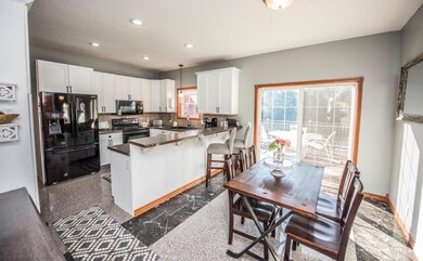 Spacious kitchen with plenty of cabinet and counte