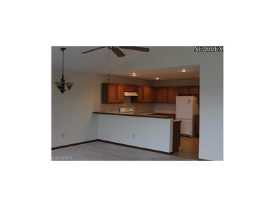view of kitchen from the dinette.