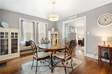 Open and Bright Dining Area with Great Built-ins