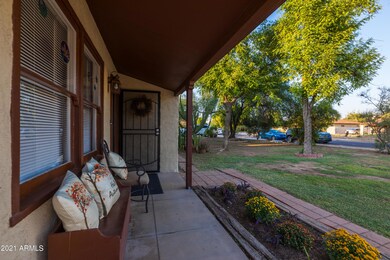 porch from driveway