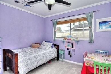 Second bedroom with new carpet.