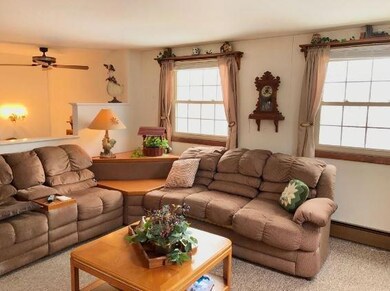 Living room feels very open and has...