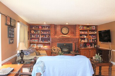 family room in back