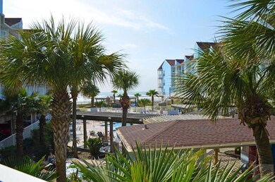 View from the decking