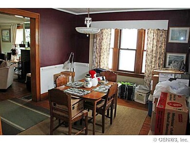 Dining Room. A bit cluttered as preparation for th