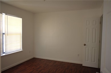 Bedroom example all with laminate flooring.