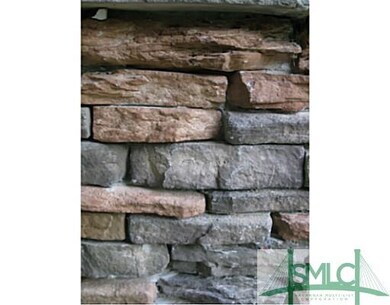 Exterior Front. Stonework Detail