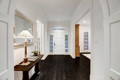 View of the gracious foyer.