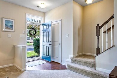 Foyer with 9 ft Ceilings