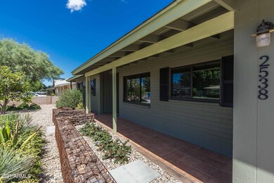 Elm street front porch area