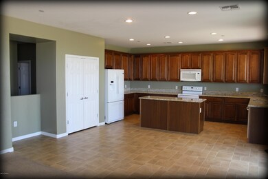 Kitchen with granite