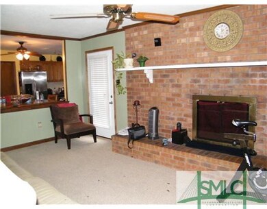 Den/Family/Great Room. Brick fireplace