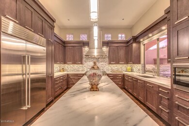 Marble-Top Kitchen Island