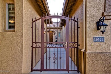 Courtyard rod iron Gate