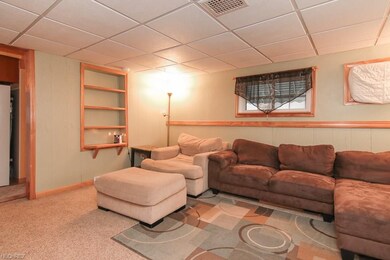 Wall A/C and built in display shelves.