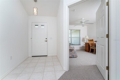 Foyer and view of the third bedroom (or office!)